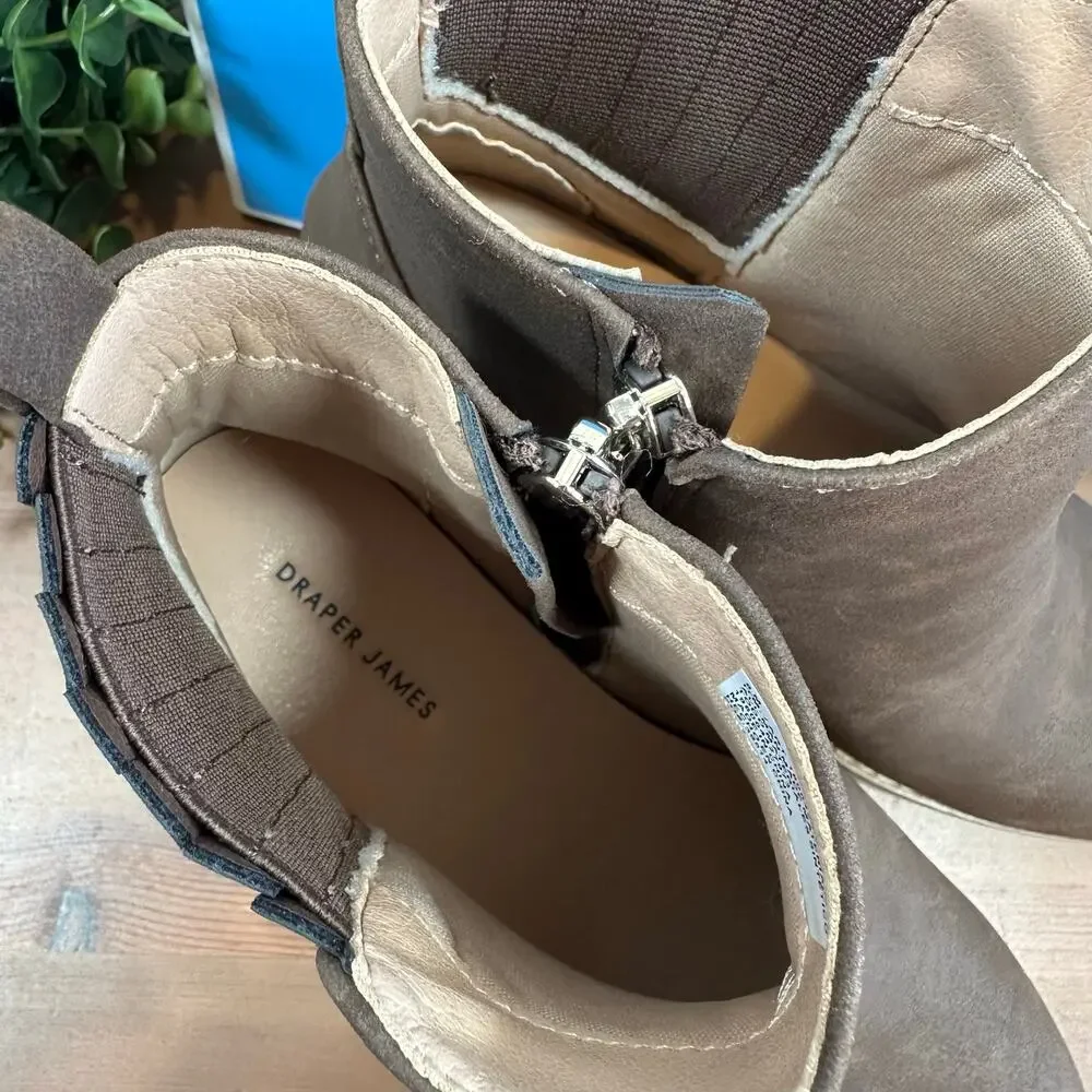 Draper James Women's Elle Chelsea Brown Boots Size 11 - Picture 7 of 7